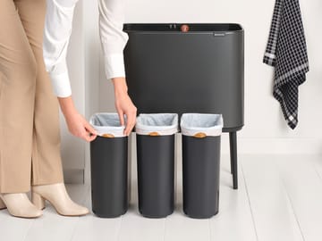 Bo touch bin 3 x 11 Liter - Confident Grey - Brabantia