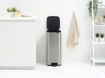 Bo Treteimer 30 L - Matt Steel Fingerprint Proof - Brabantia