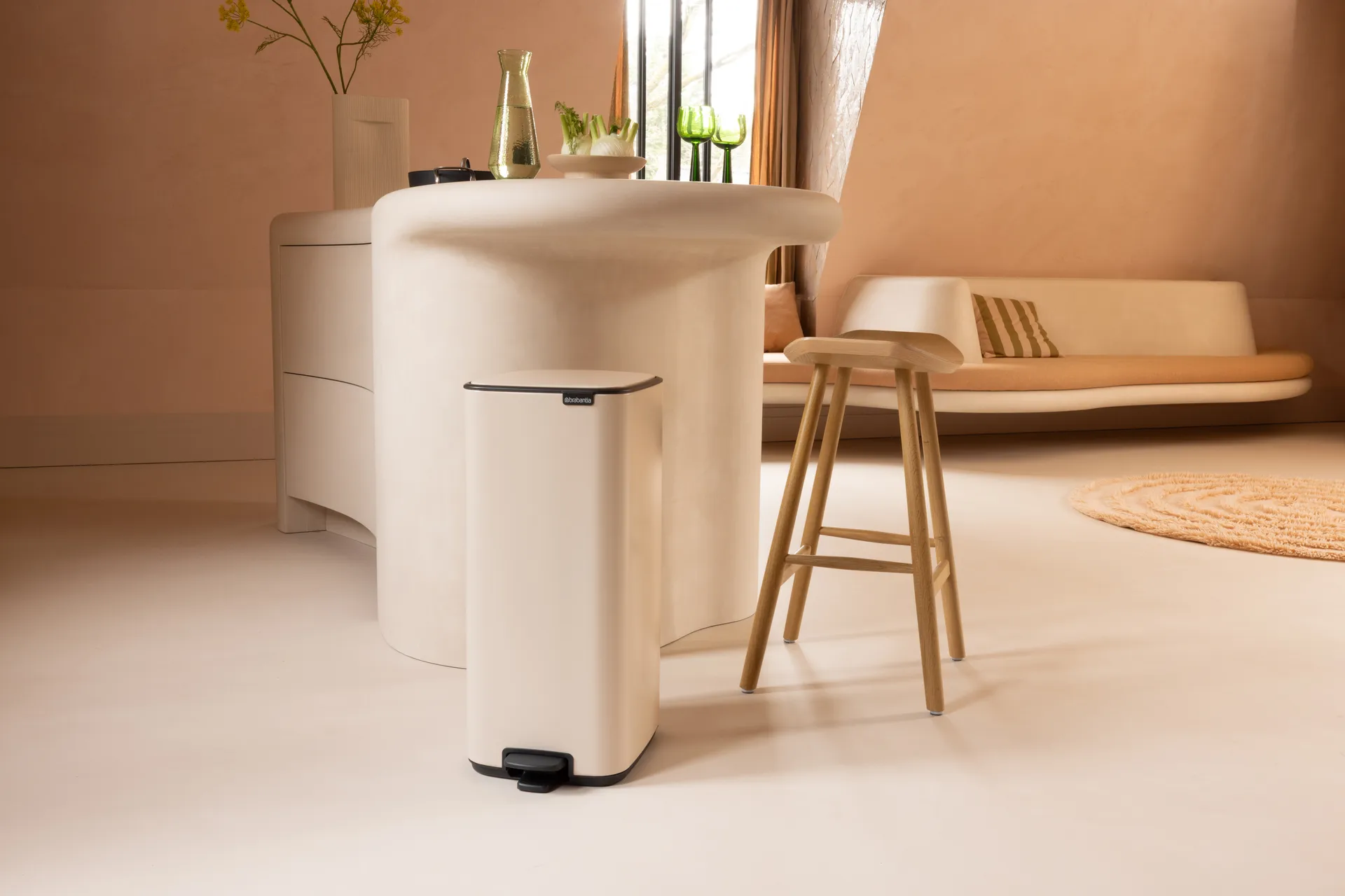 Bo Treteimer 30 L, Soft Beige Brabantia