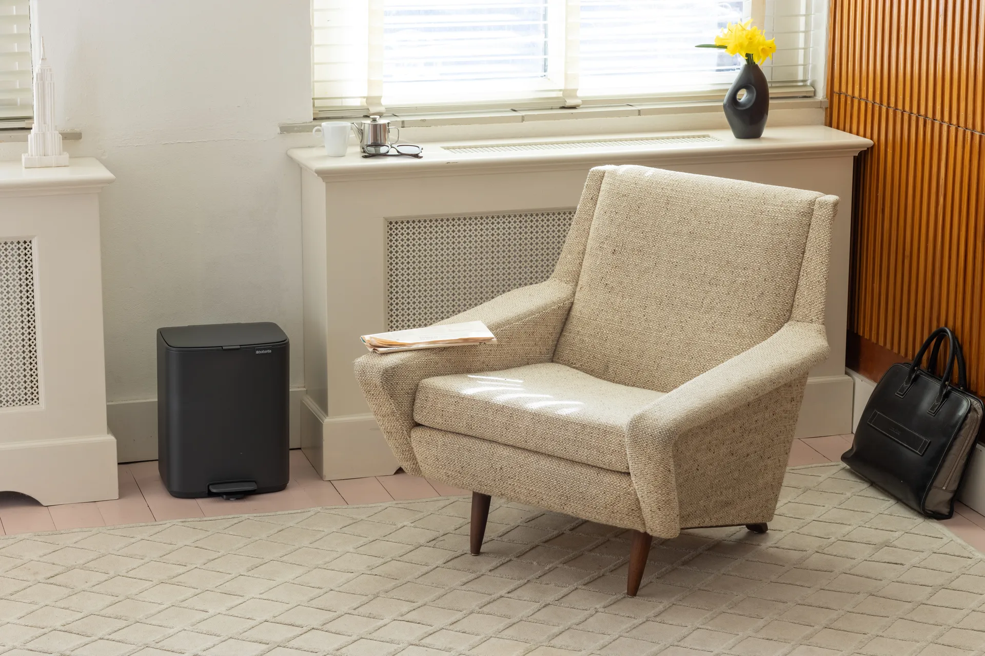 Bo Treteimner 12 l, Mineral Infinite Grey Brabantia