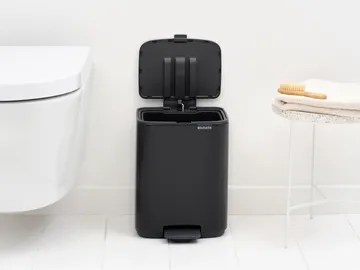 Bo Treteimner 7 L - Matt Black - Brabantia
