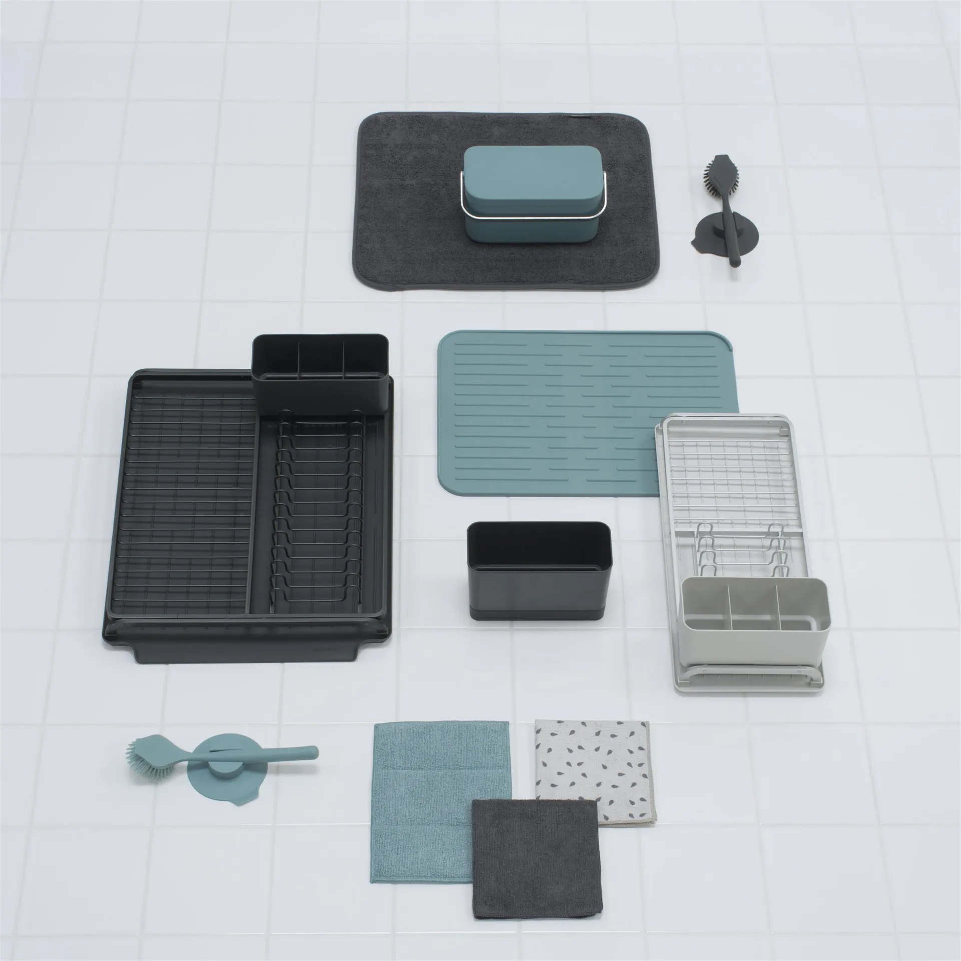 Brabantia Geschirrabtropfer, Dunkelgrau Brabantia