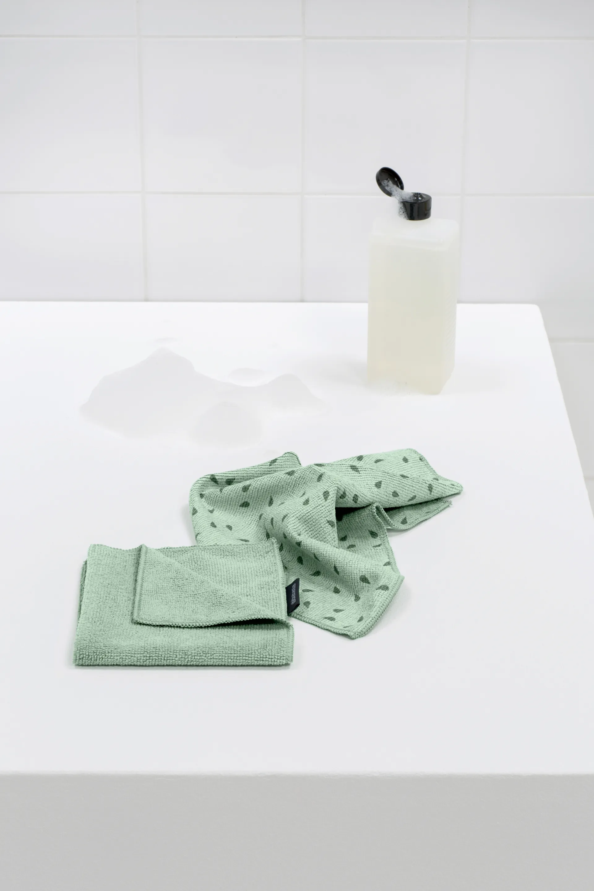 Brabantia Microfiber-Tuch 2er Pack, Jade green Brabantia