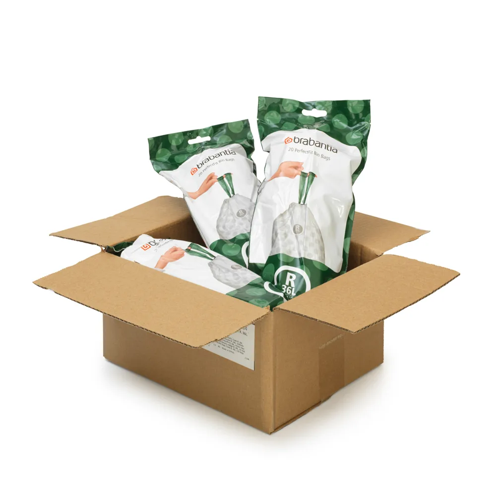 Brabantia PerfectFit Müllbeutel 120 Stück, Modell R, 36 L Brabantia