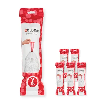 Brabantia PerfectFit Müllbeutel 120 Stück - Modell Y, 20 L - Brabantia