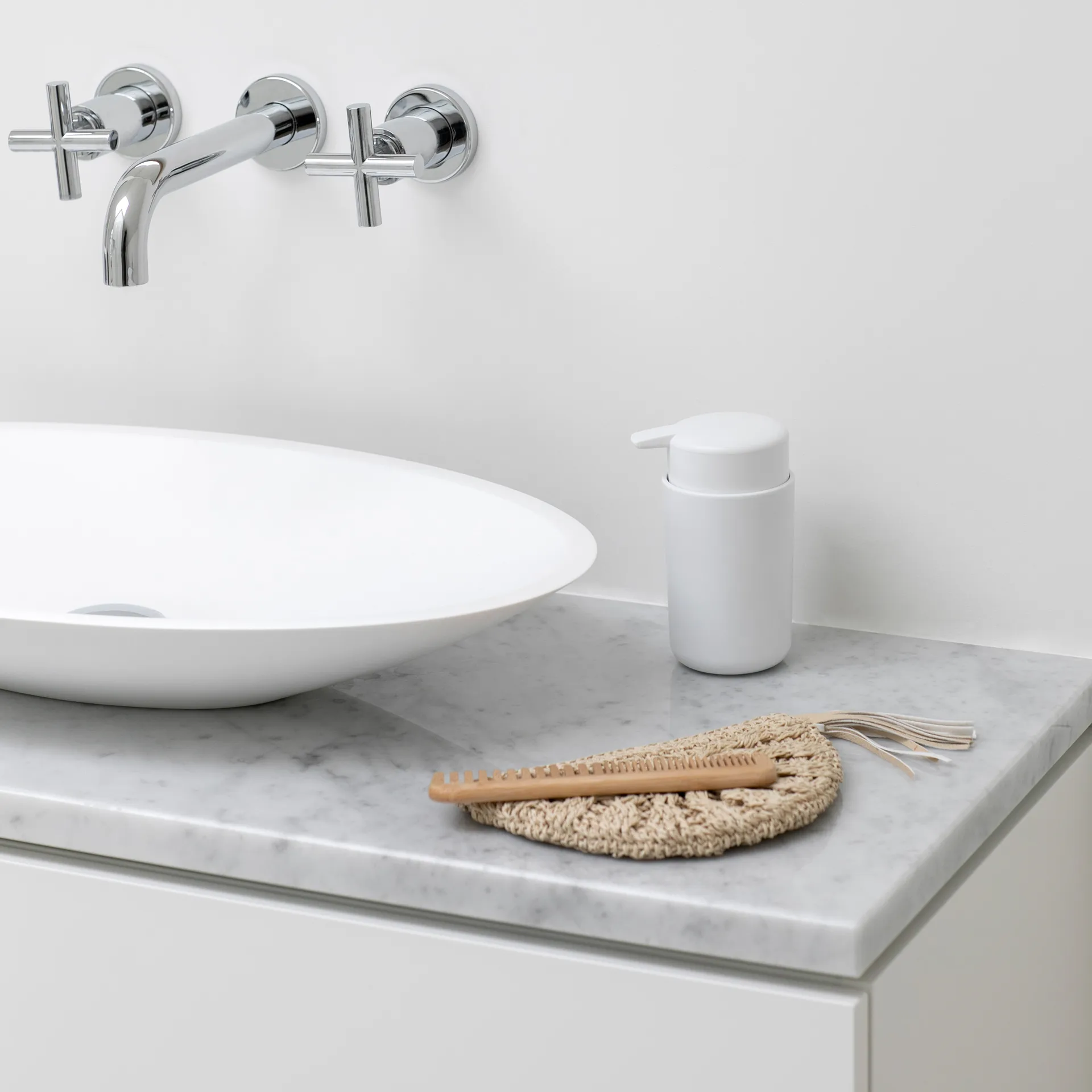 Brabantia ReNew Seifenspender 14cm, Weiß Brabantia