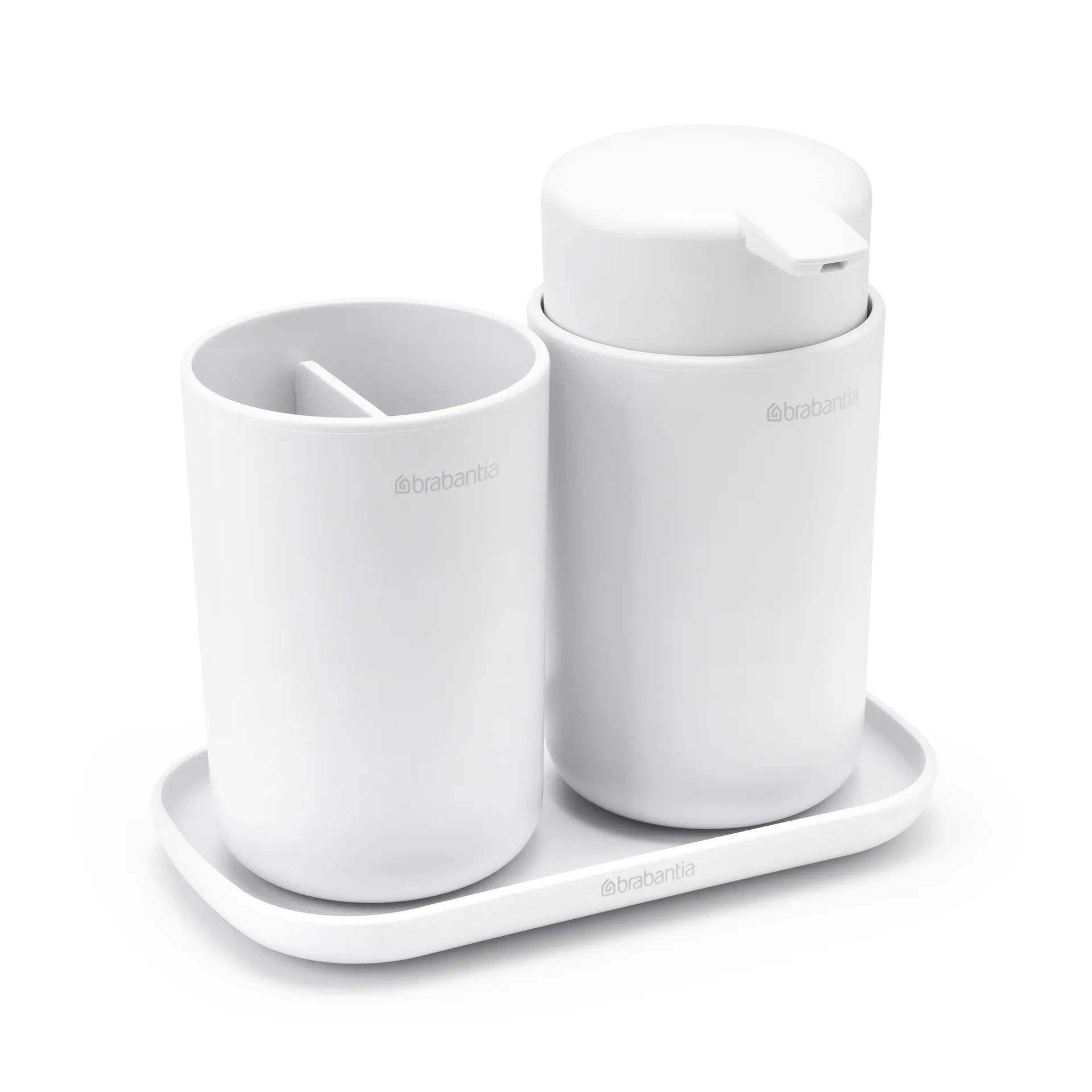 Brabantia ReNew Waschbecken Set 3 Teile, Weiß Brabantia