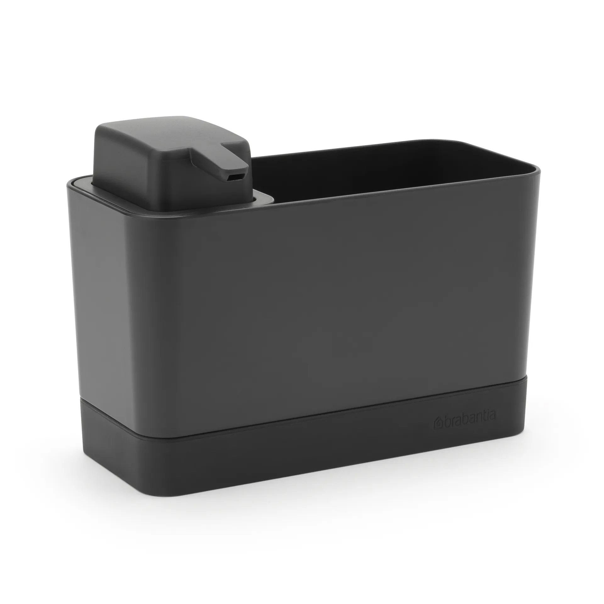 Brabantia Spülbecken Organizer mit Seifenspender, Dunkelgrau Brabantia