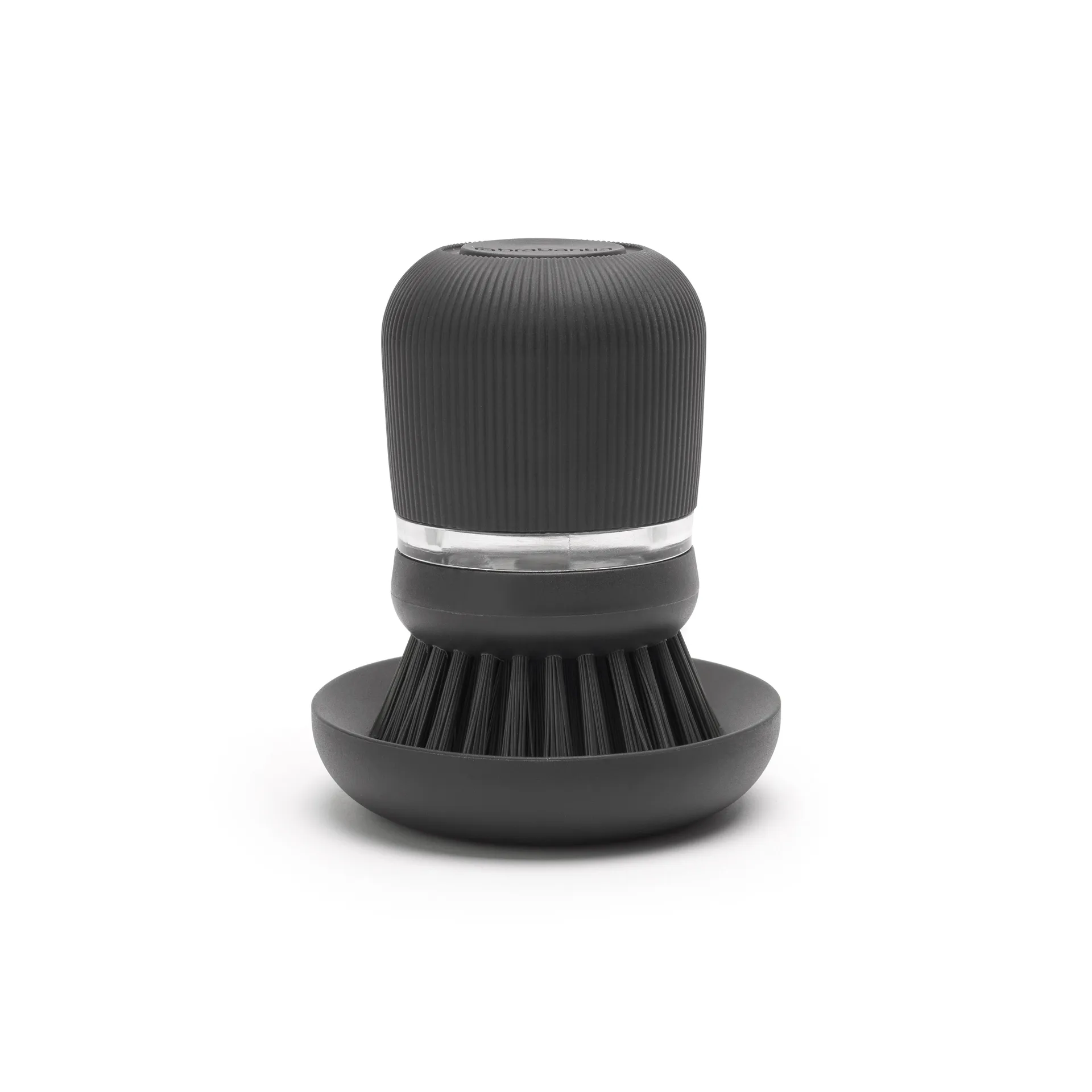 Brabantia Spülmittel-Schale mit Spülbürste, Dunkelgrau Brabantia