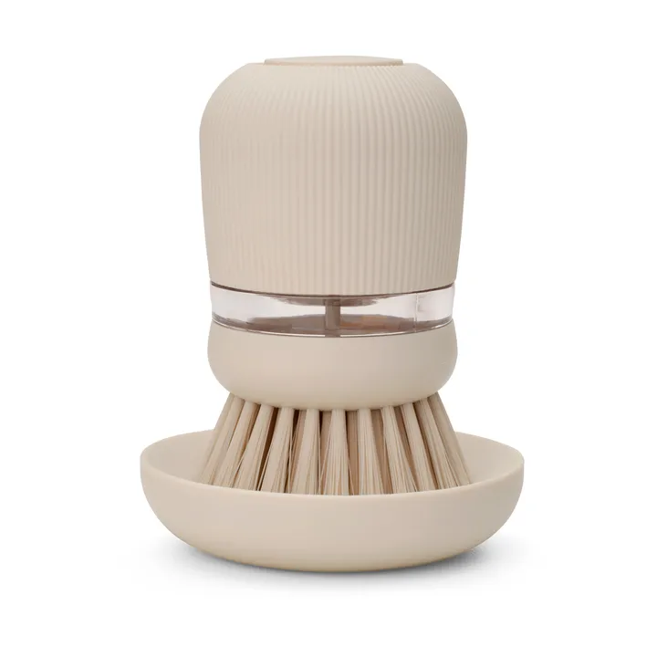 Brabantia Spülmittel-Schale mit Spülbürste - Soft beige - Brabantia