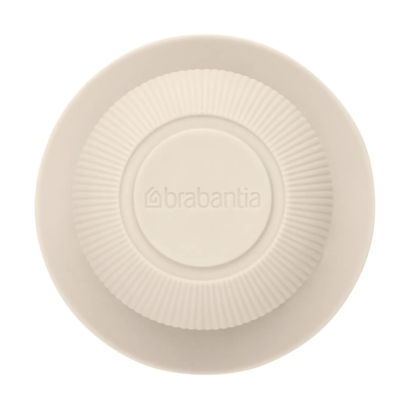 Brabantia Spülmittel-Schale mit Spülbürste, Soft beige Brabantia