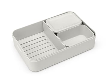 Make & Take bento Lunchbox groß 2 L - Hellgrau - Brabantia