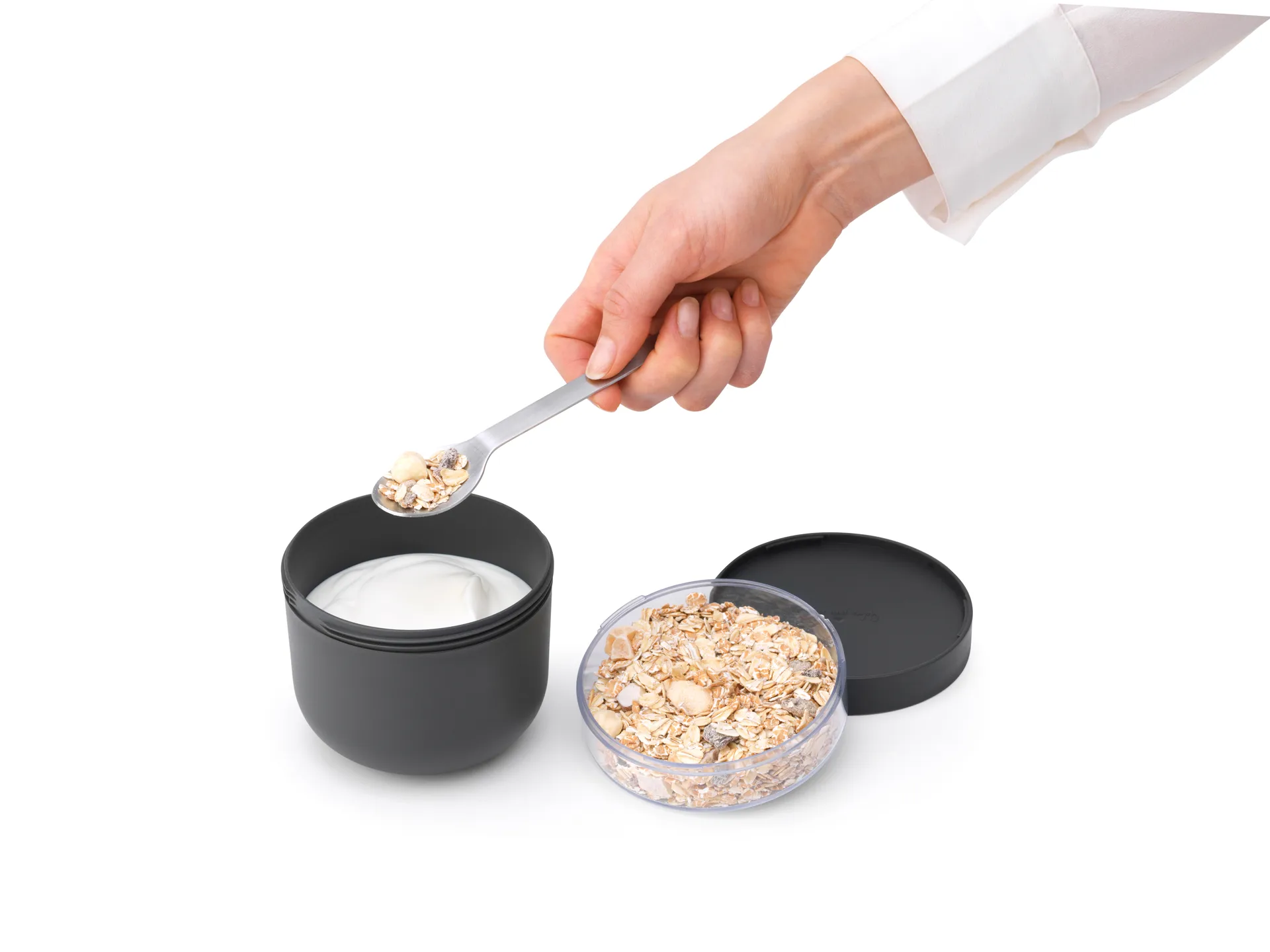 Make & Take Frühstücksschale 0,5 L, Dunkelgrau Brabantia