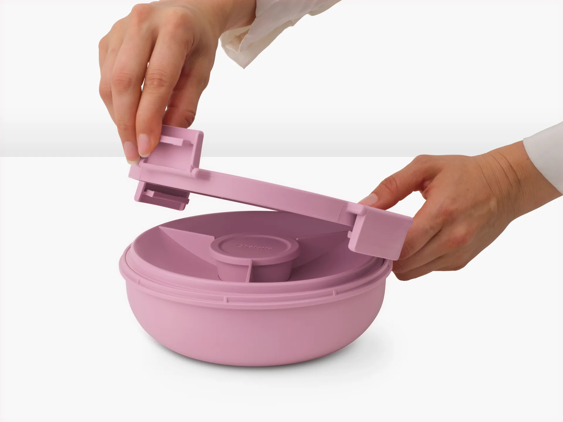 Make & Take Salatschale, 1,3 L, Lilac Pink Brabantia
