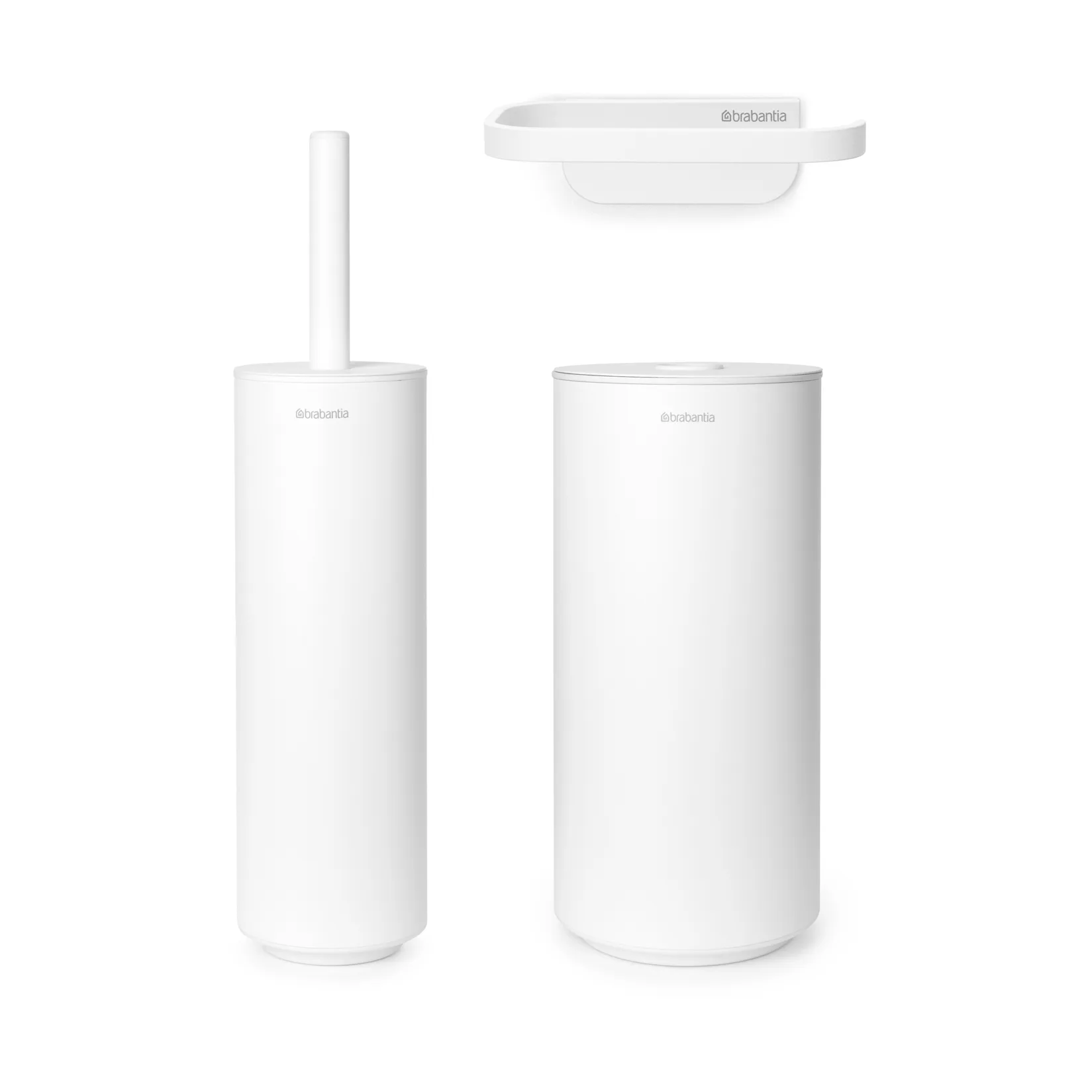 Mindset Toiletten-Set, 3-teilig, Mineral Fresh White Brabantia