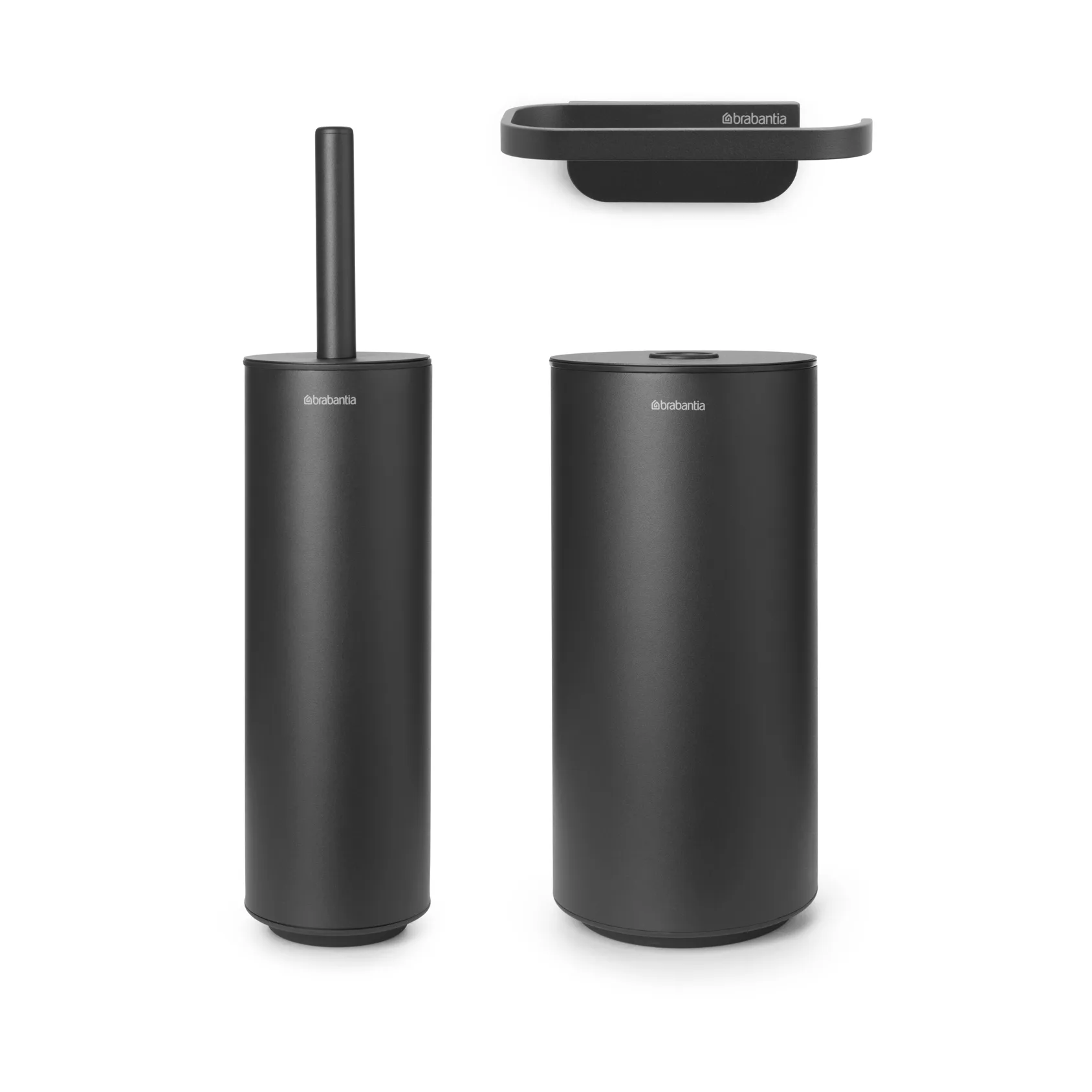 Mindset Toiletten-Set, 3-teilig, Mineral Infinite Grey Brabantia