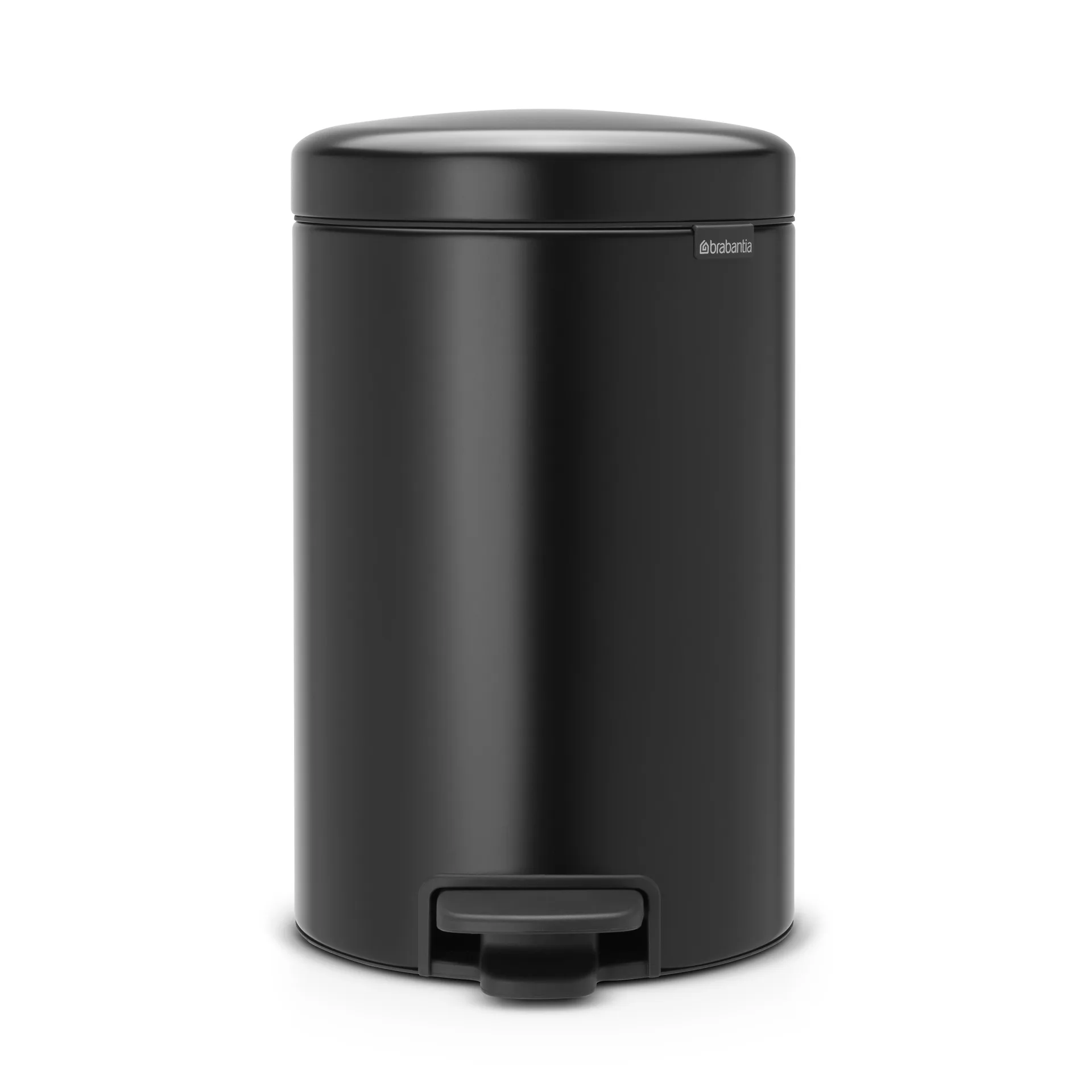 New Icon Treteimer 12 Liter, Matt black (schwarz) Brabantia