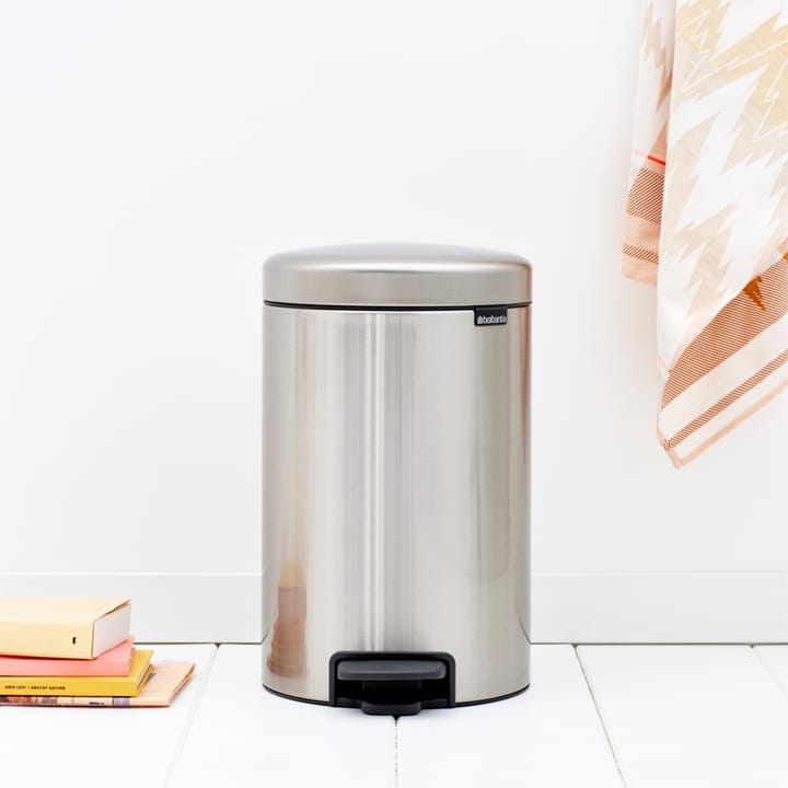 New Icon Treteimer 12 Liter, Matt steel Brabantia