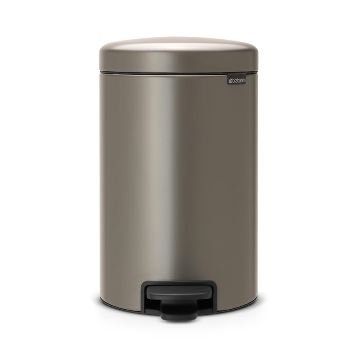 New Icon Treteimer 12 Liter, Platinum (grau) Brabantia