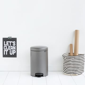 New Icon Treteimer 12 Liter - Platinum (grau) - Brabantia