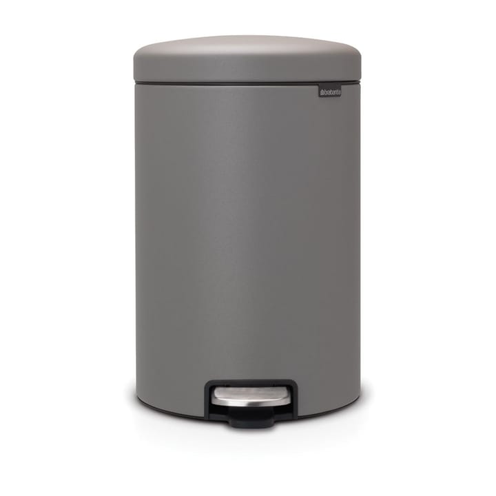 New Icon Treteimer 20 Liter, Mineral concrete grey Brabantia