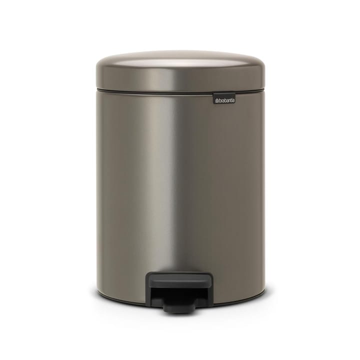 New Icon Treteimer 5 Liter - Platinum (grau) - Brabantia