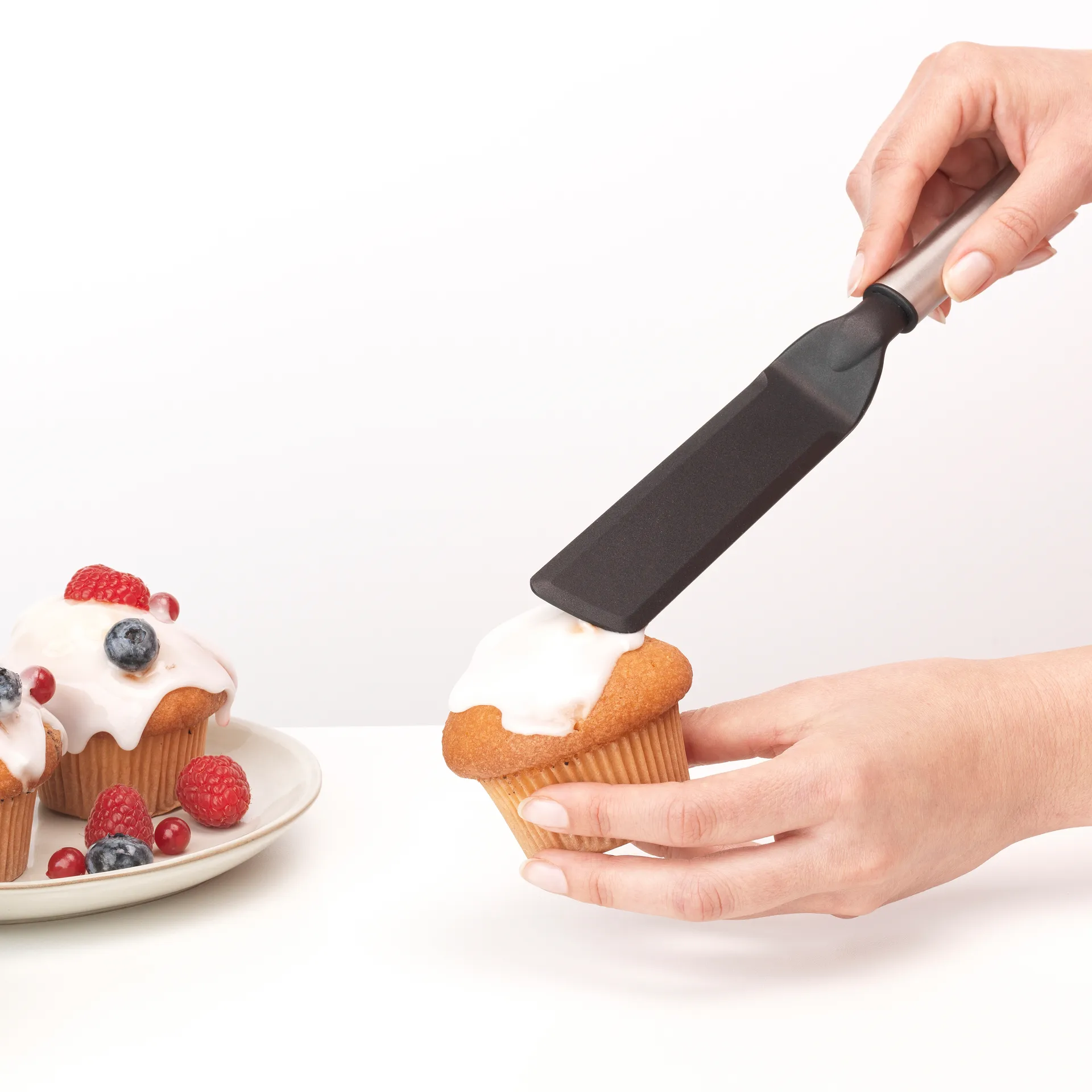 Profile Pfannenwender lang Antihaft, Edelstahl Brabantia