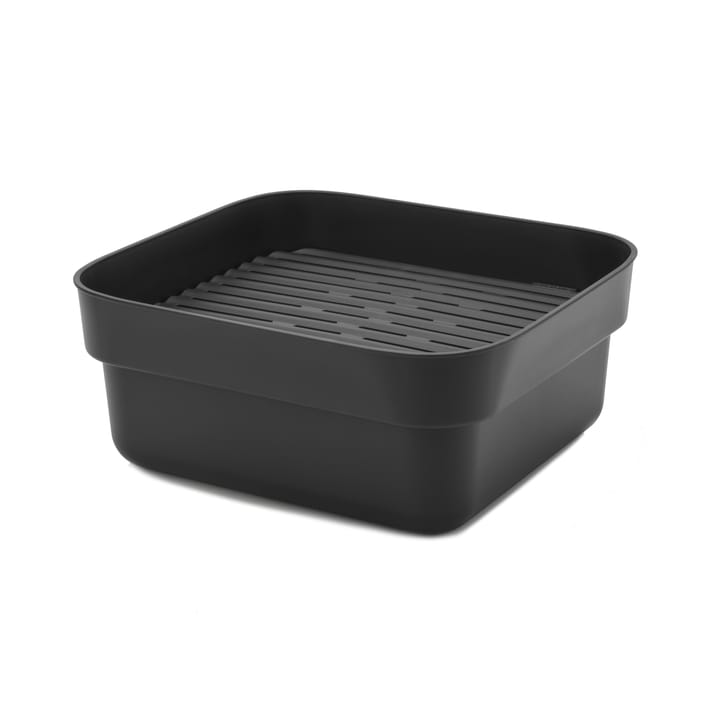 Sinkside Abtropfgestell mit Trockenablage 34 x 37cm, Dunkelgrau Brabantia