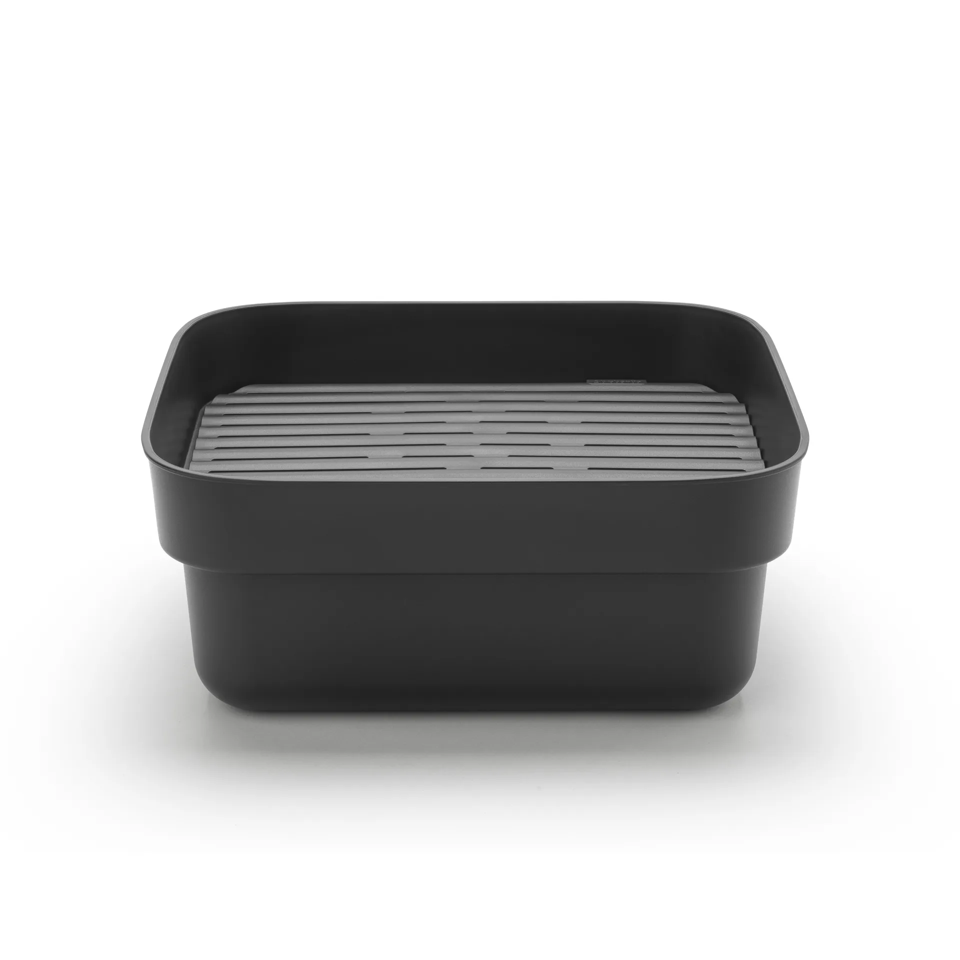 Sinkside Abtropfgestell mit Trockenablage 34 x 37cm, Dunkelgrau Brabantia