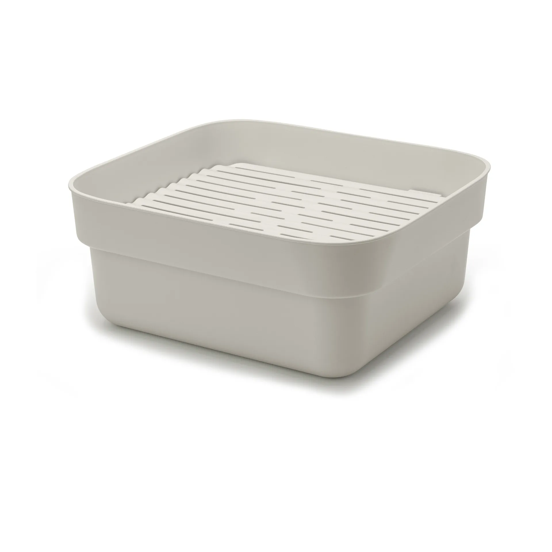 Sinkside Abtropfgestell mit Trockenablage 34 x 37cm, Hellgrau Brabantia