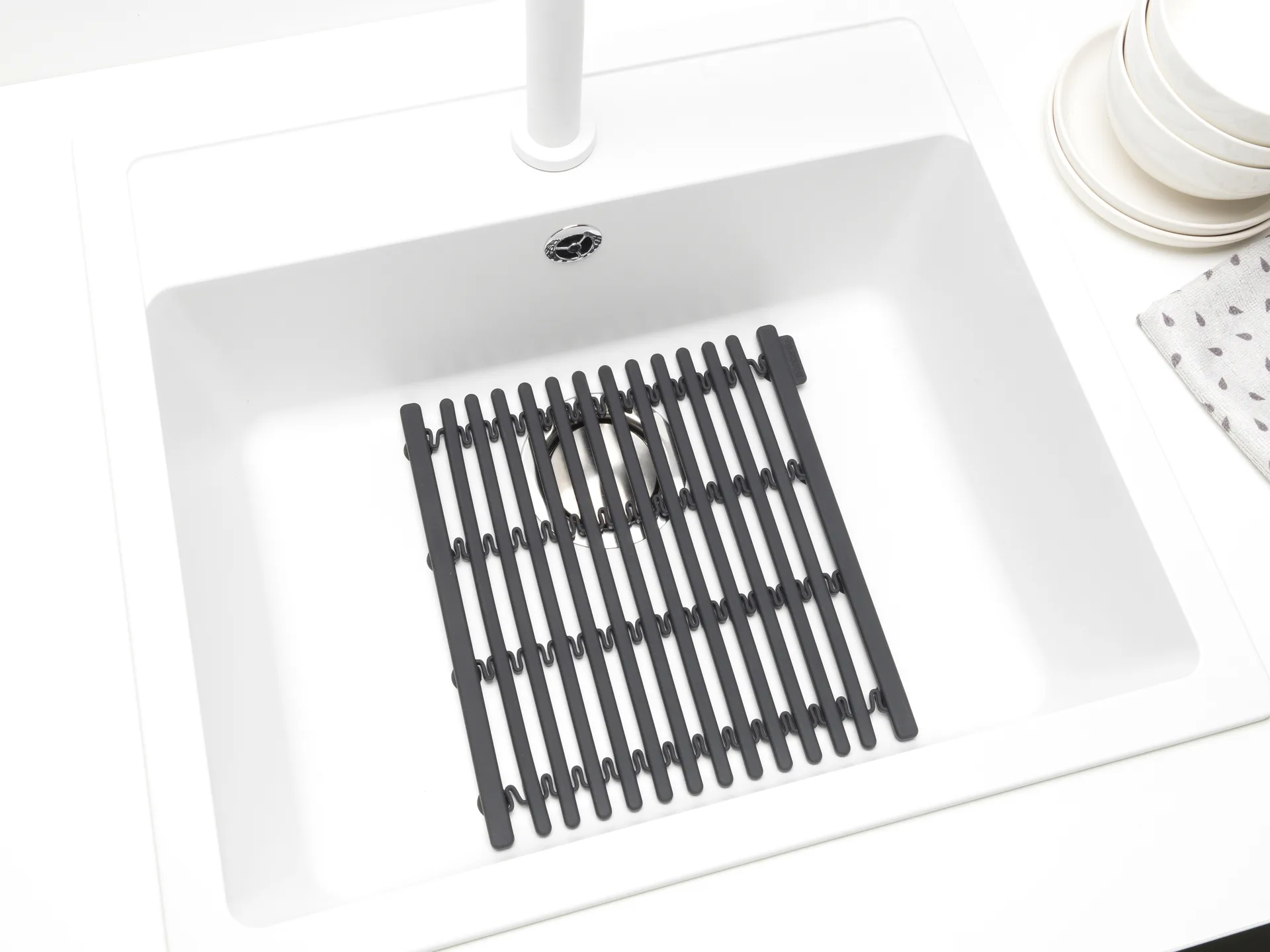 Sinkside Spülablage 30 x 30cm, Dunkelgrau Brabantia