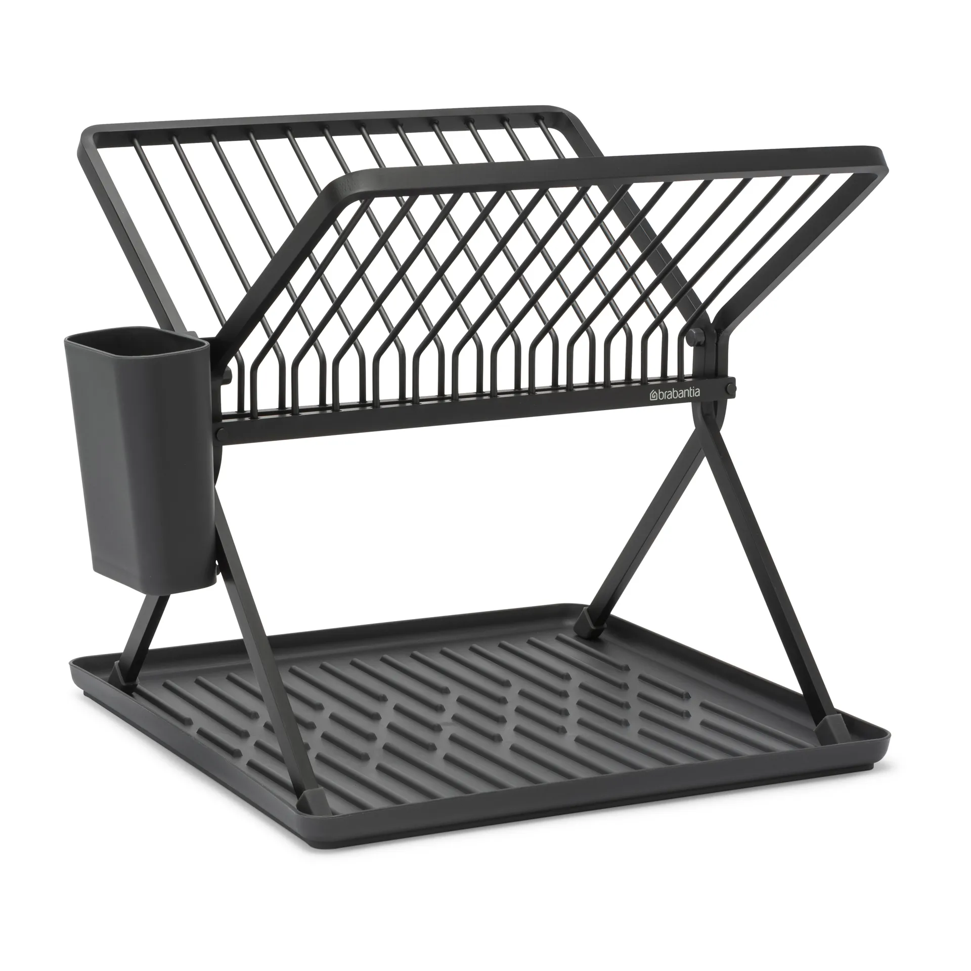 Sinkside zusammenklappbarer Geschirrkorb 37cm, Dunkelgrau Brabantia