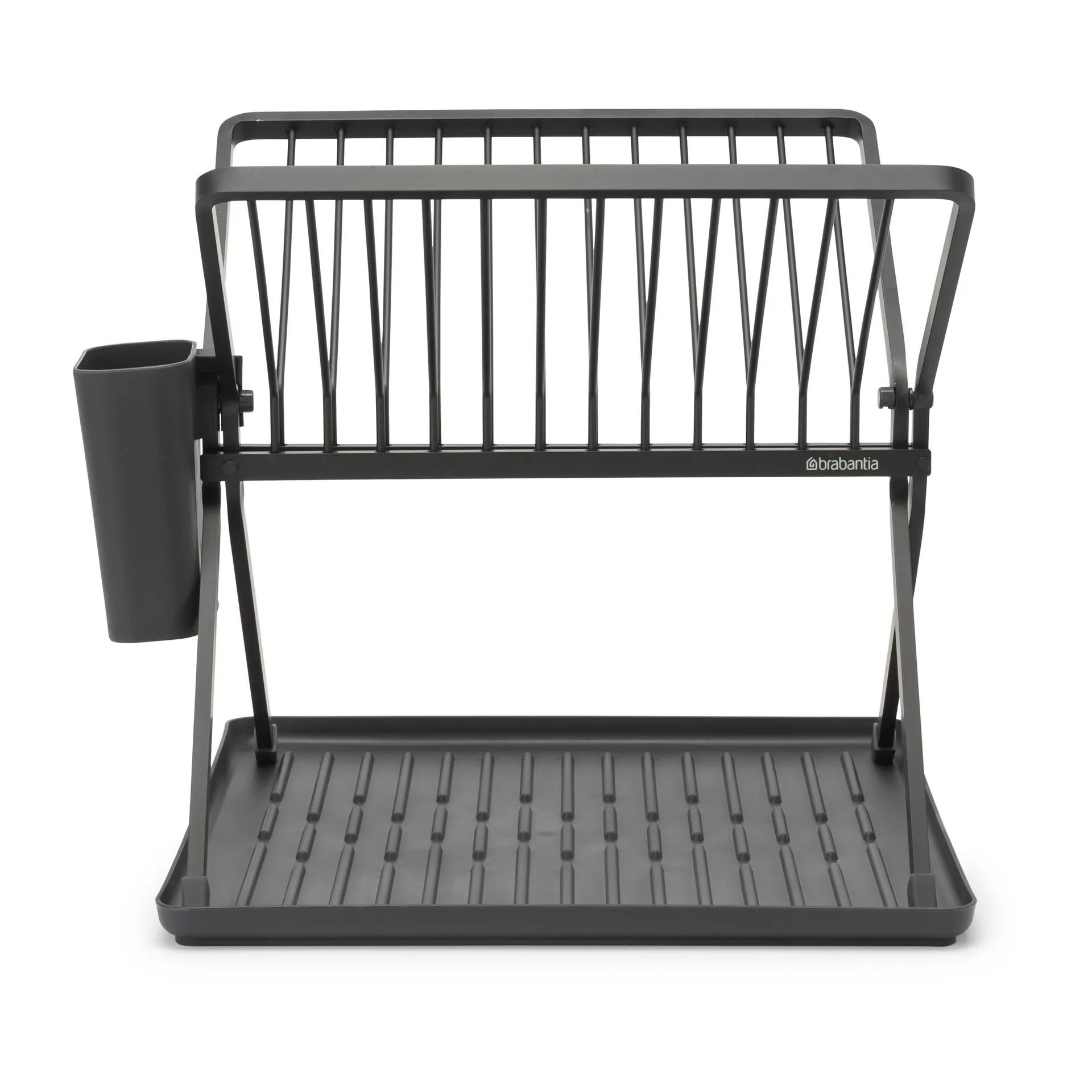 Sinkside zusammenklappbarer Geschirrkorb 37cm, Dunkelgrau Brabantia