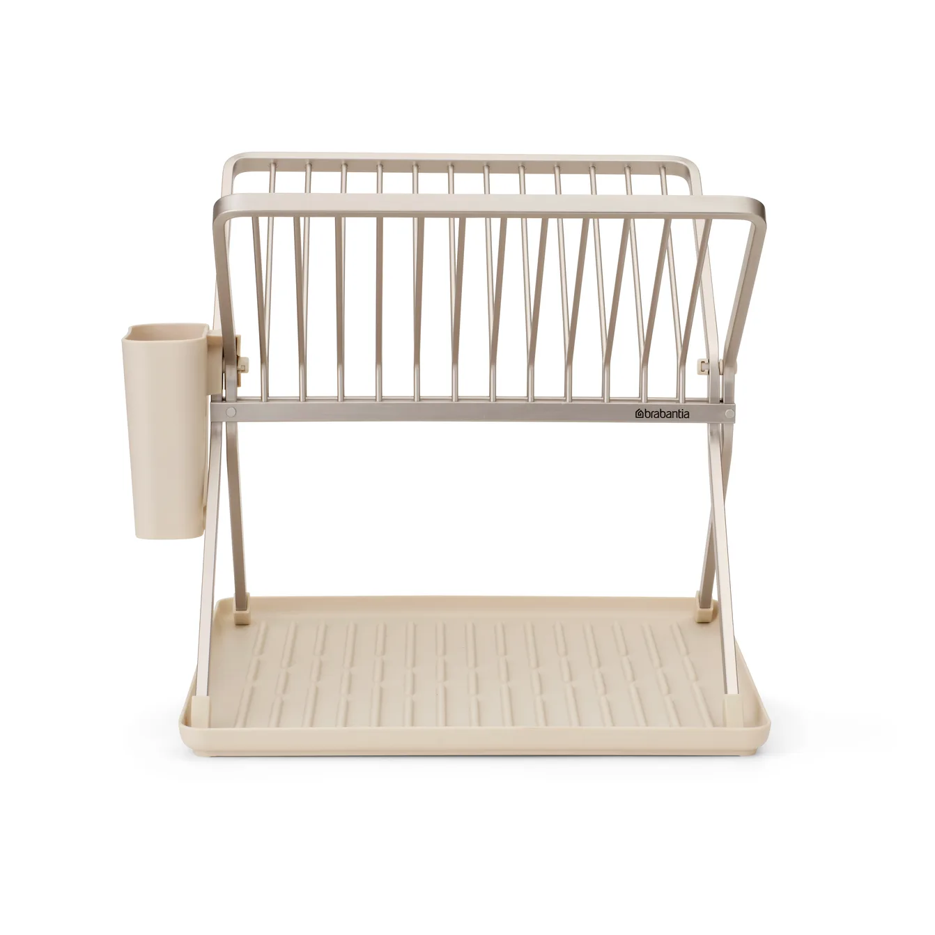 Sinkside zusammenklappbarer Geschirrkorb 37cm, Soft Beige Brabantia
