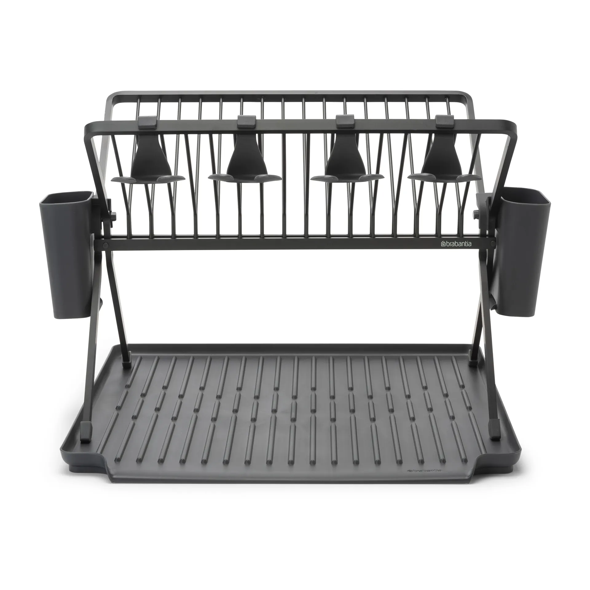 Sinkside zusammenklappbarer Geschirrkorb 51cm, Dunkelgrau Brabantia