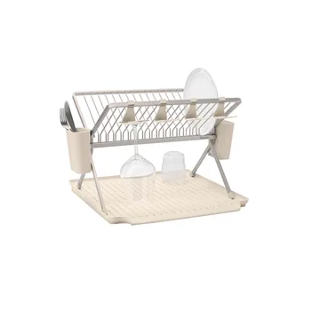 Sinkside zusammenklappbarer Geschirrkorb 51cm - Soft Beige - Brabantia