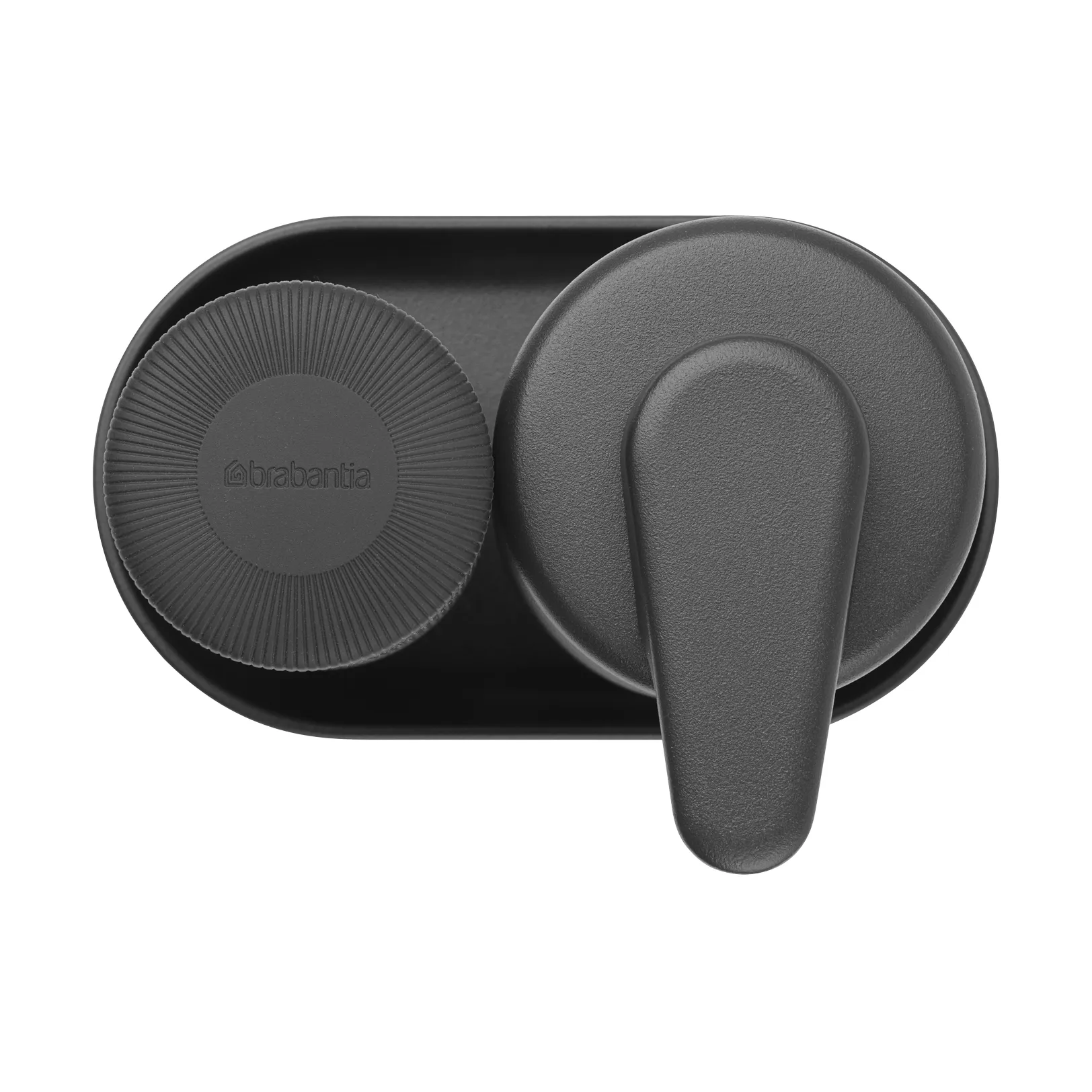 SinkStyle Seifenspender/Spülmittelspender Set, Mineral Infinite Grey Brabantia