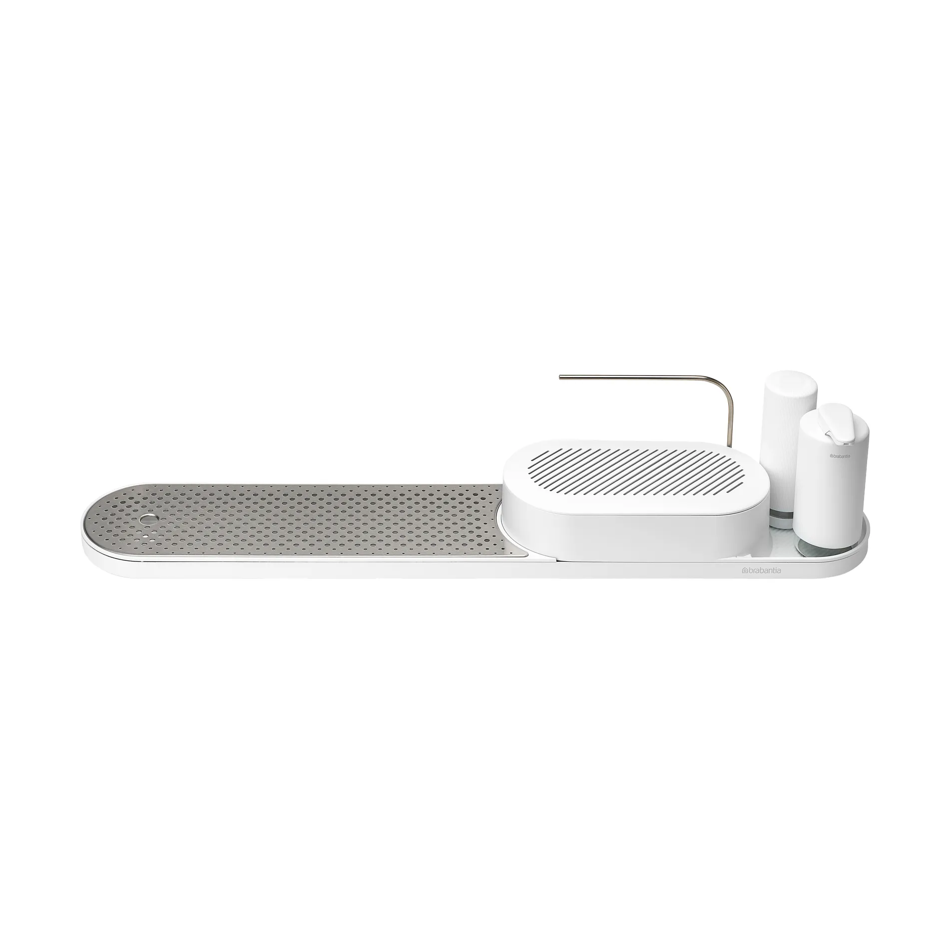 SinkStyle Spülbecken-Organizer Set 4 Teile, Mineral Fresh White Brabantia