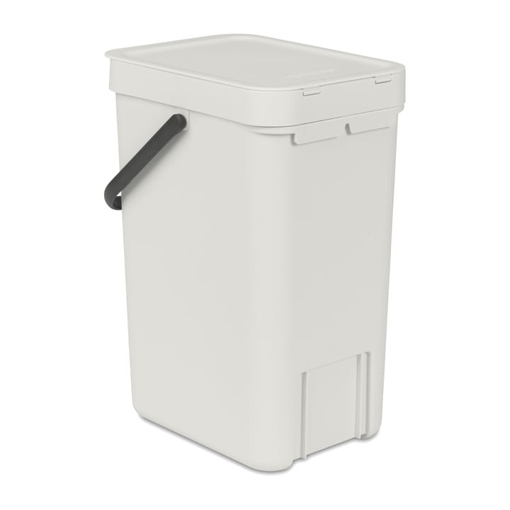 Sort & Go Abfalleimer 12 Liter, Hellgrau Brabantia