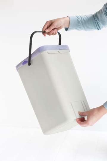 Sort & Go Abfalleimer 12 Liter - Hellgrau - Brabantia