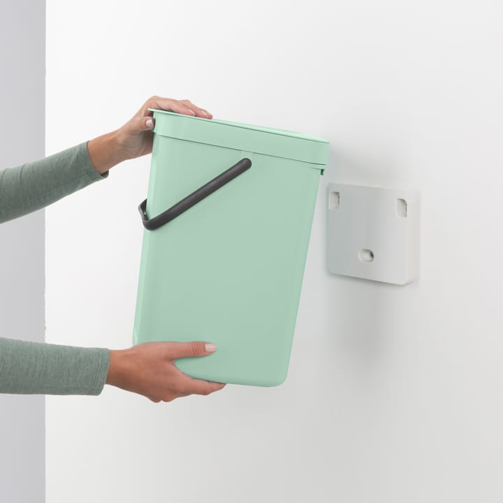 Sort & Go Abfalleimer 12 Liter, Jade green Brabantia
