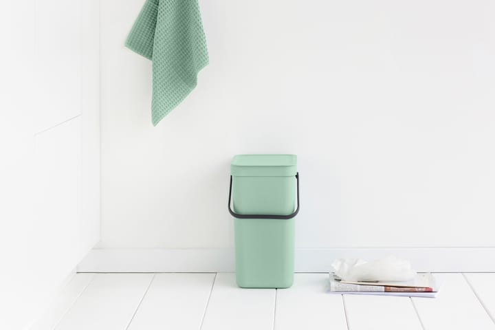 Sort & Go Abfalleimer 12 Liter, Jade green Brabantia