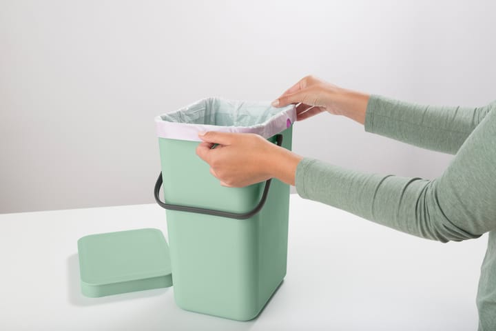 Sort & Go Abfalleimer 12 Liter, Jade green Brabantia
