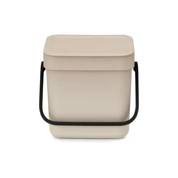 Sort & Go Abfalleimer 3 L - Soft Beige - Brabantia