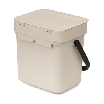 Sort & Go Abfalleimer 3 L - Soft Beige - Brabantia