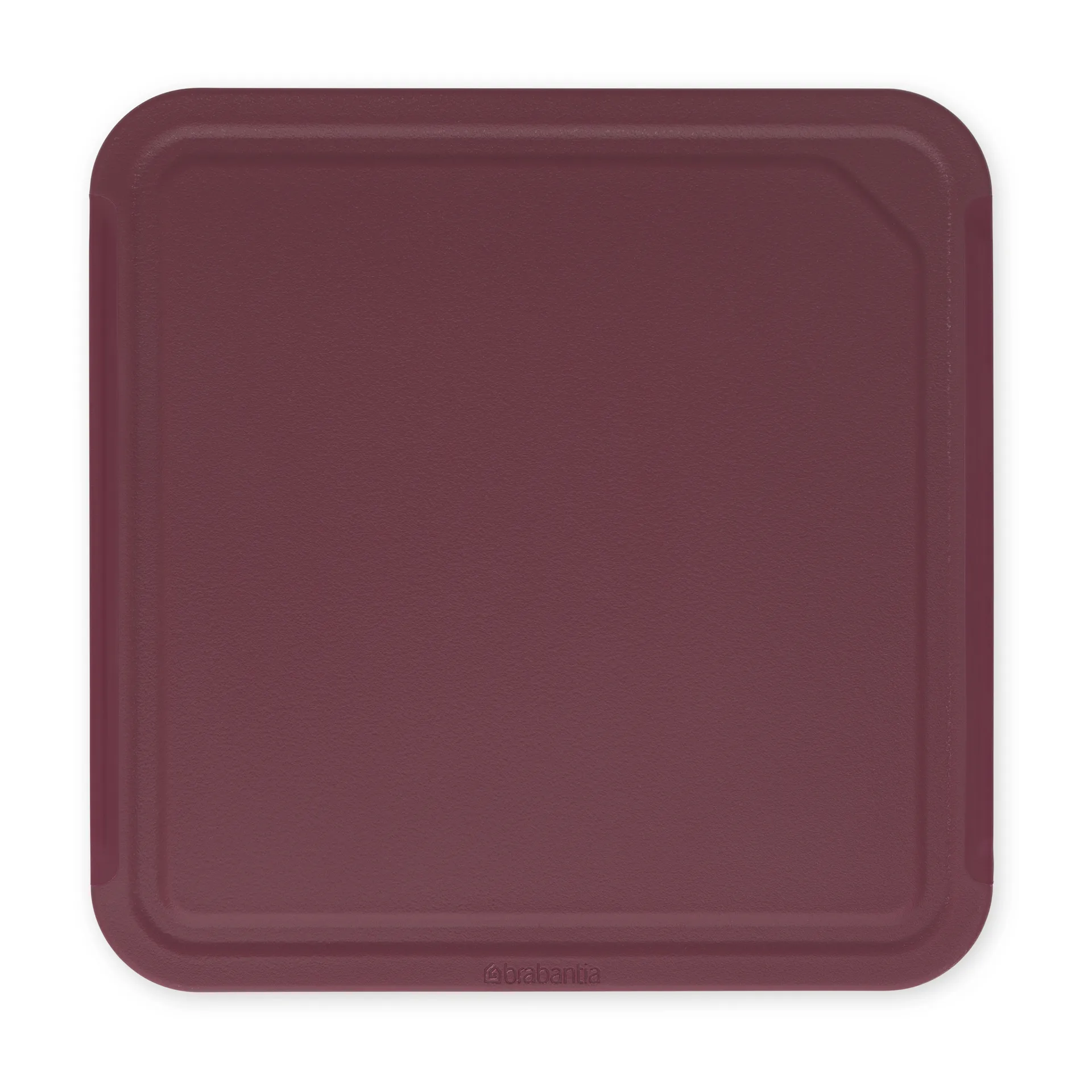 TASTY+ Schneidebrett medium 25 x 25cm, Aubergine red Brabantia