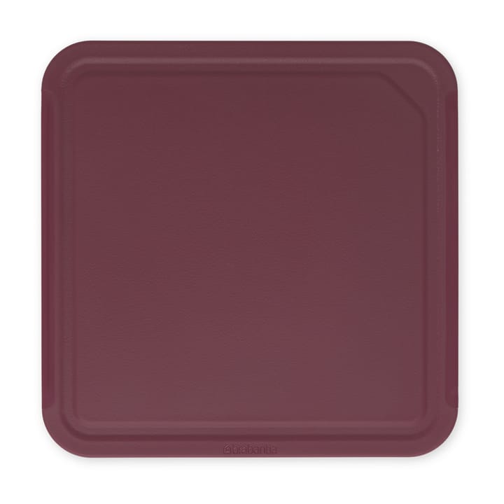 TASTY+ Schneidebrett medium 25 x 25cm, Aubergine red Brabantia