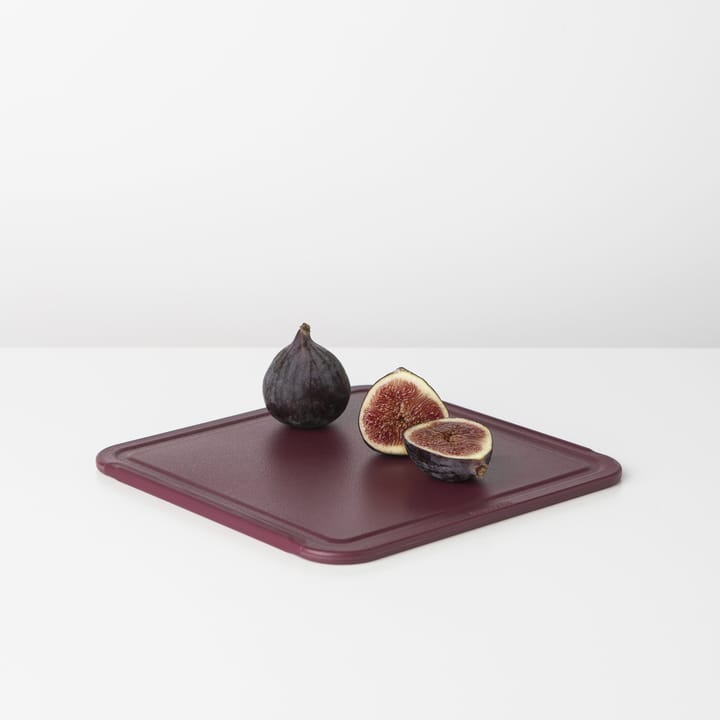 TASTY+ Schneidebrett medium 25 x 25cm, Aubergine red Brabantia