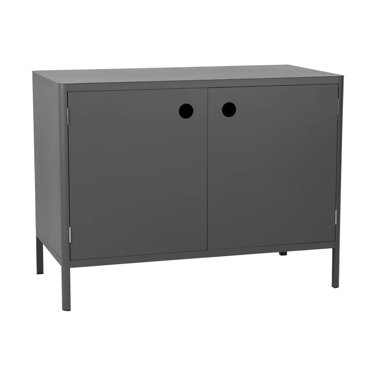 Kelia Außenküche Unterschrank, Anthrazit, 121x91x64 cm Brafab