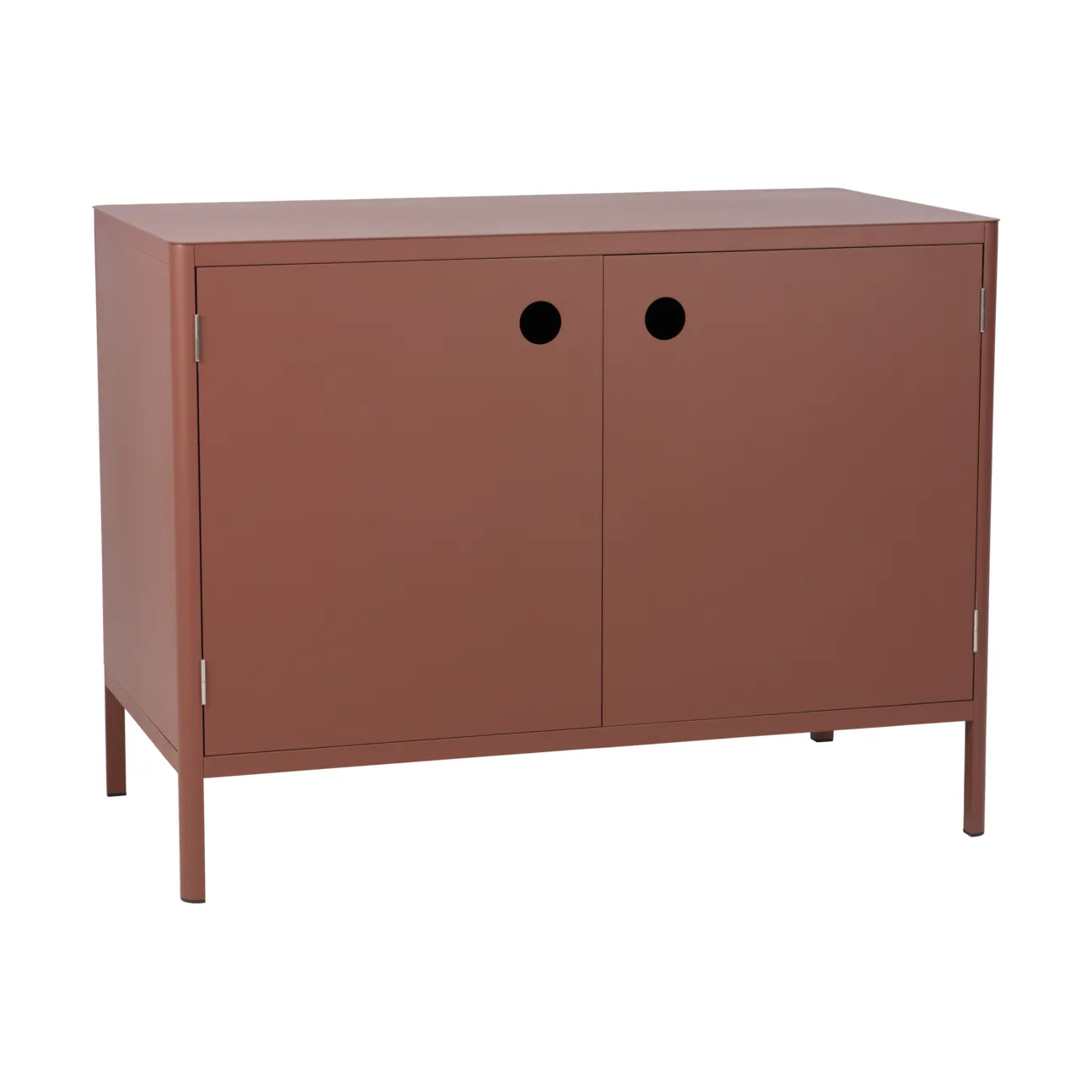 Kelia Außenküche Unterschrank, Zin red, 121x91x64 cm Brafab